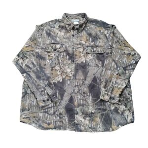 Men's Columbia Hunting Camouflaged Shirt
